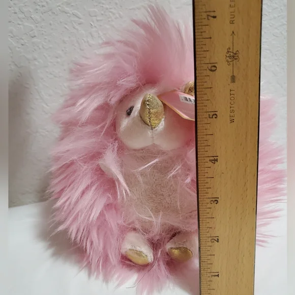 NWT F.A.O Schwarz Sparklers Pink Hedgehog - Picture 7 of 7